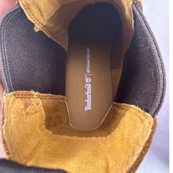 Timberland Cortina Valley Chelsea Boots Womens 7 Wheat Nubuck Lug Sole Pull On - Picture 9 of 13